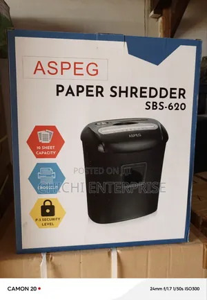Aspeg Paper Shredder SBS-620