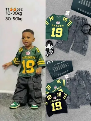 Quality Children Teenegers Top and Cargo Jean