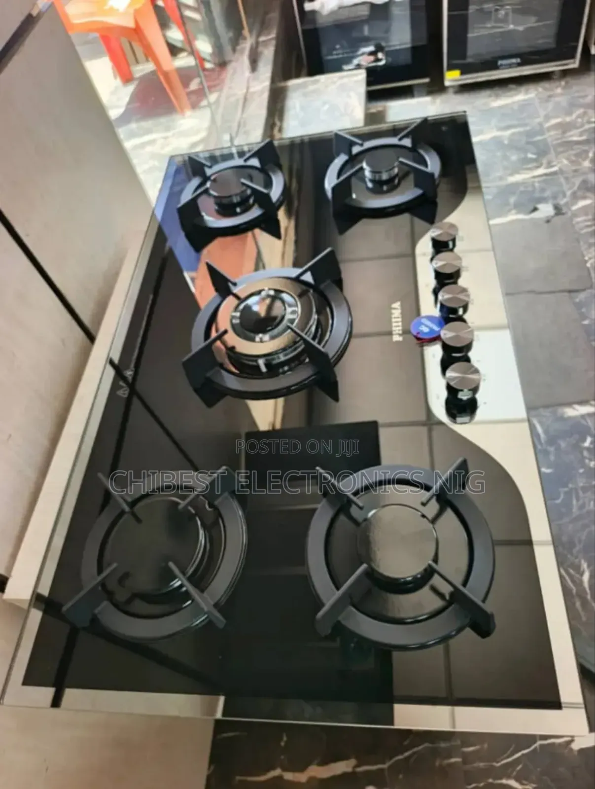 Original Phiima Made German Technology Inbuilt 5 Burners Gas Cooker