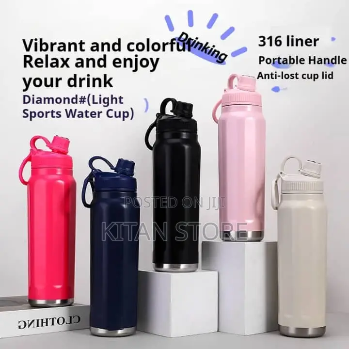 Flip Straw Water Flask