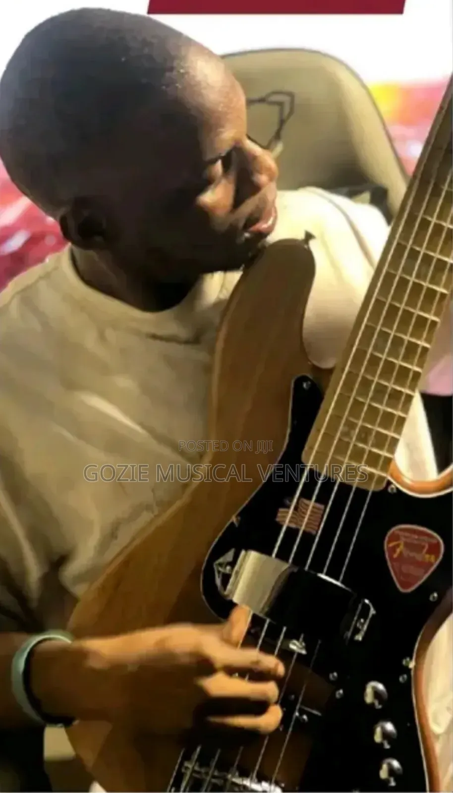 Fender Jazz Bass Guitar Five String Active Wood Colour