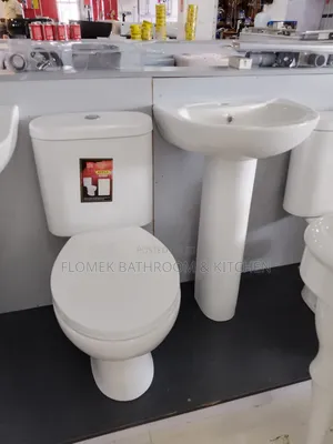 Durable Ceramic Sweet Home Toilet Basin Combo – Brand New