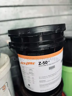 A Jet-Lube Z-50 Drill Collar and Tool Joint Compound in a Black Pai