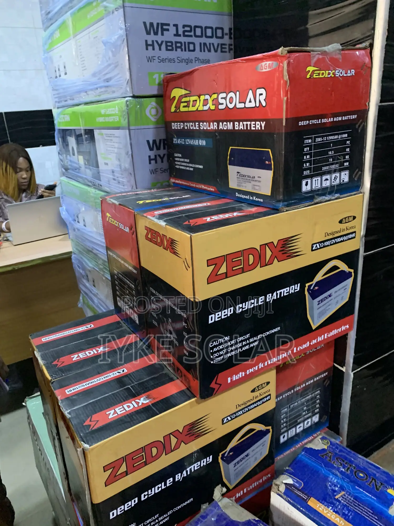 65ams 12v Zedix Lithium Battery