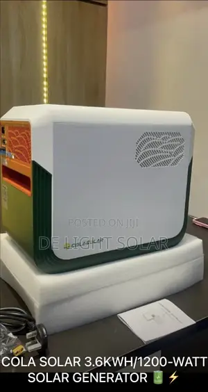 3.600kva Cola-Solar Generator