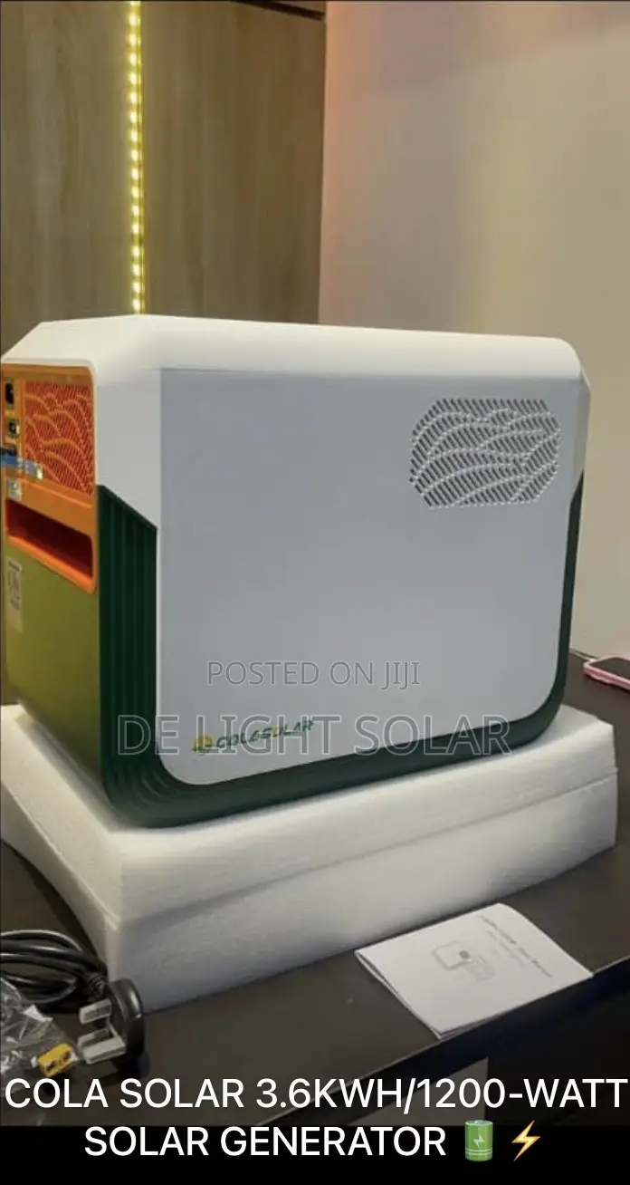 3.600kva Cola-Solar Generator
