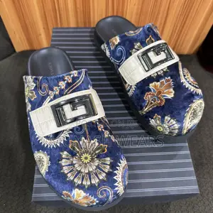 Italian Velvet Giovani Conti Mule 40-46