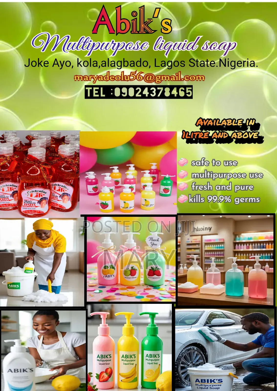 Abik's Multipurpose Liquid Soap
