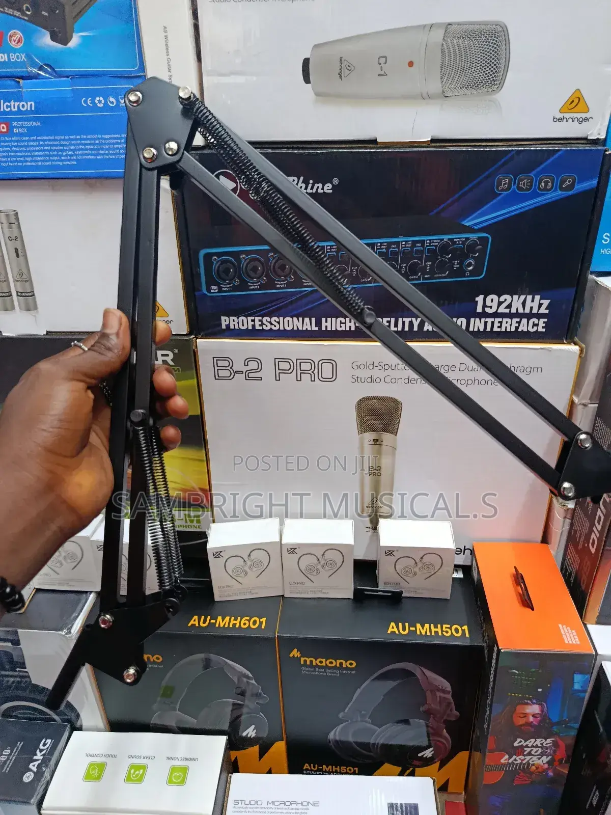 U-Phine Table Mic Stand Clip