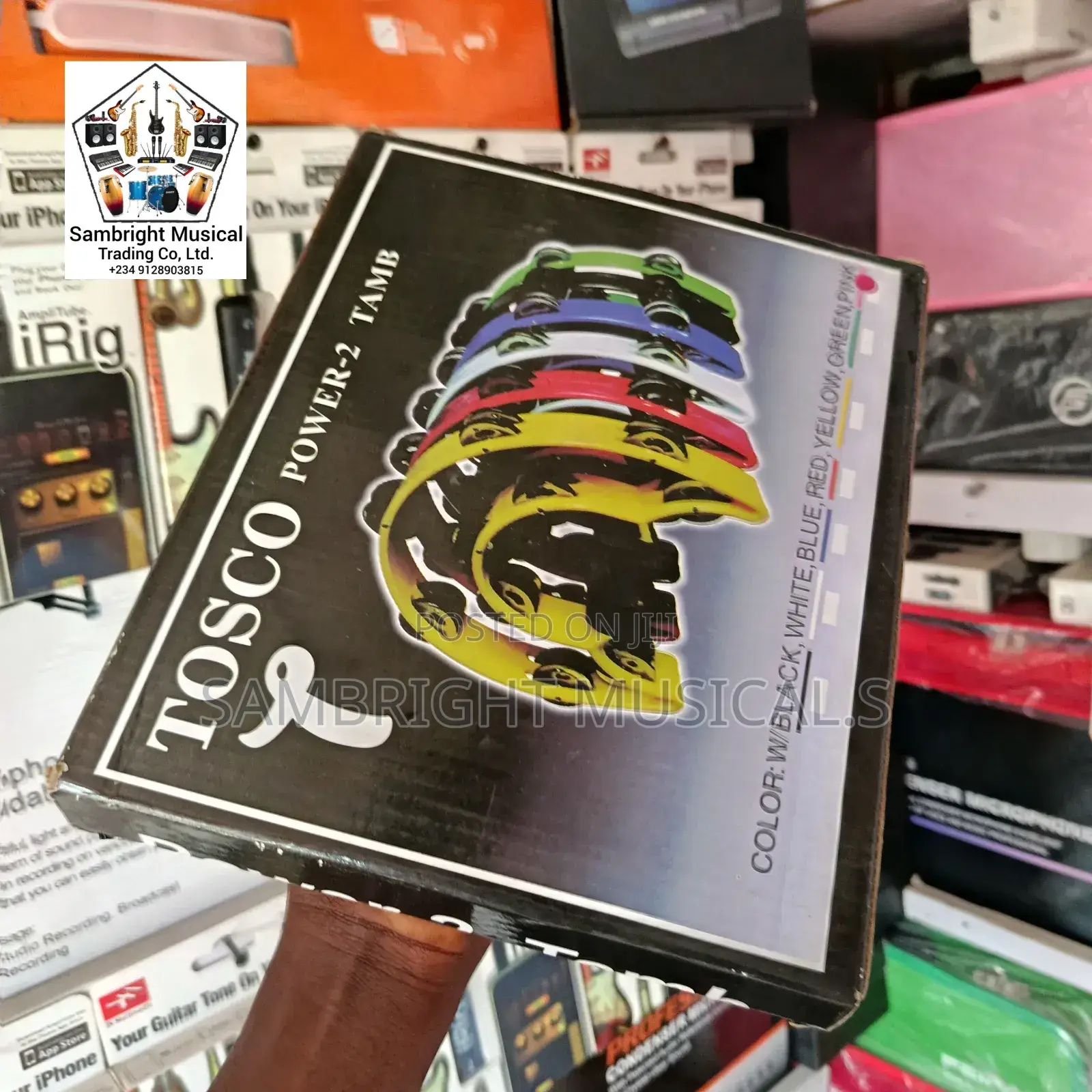 Original Tosco Plastic Tambourine