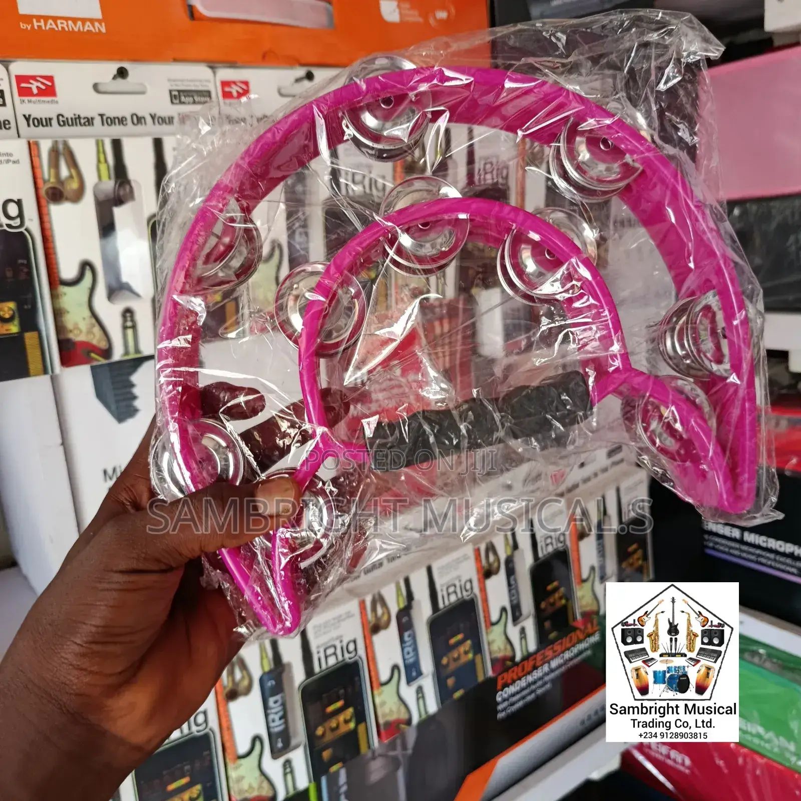 Original Tosco Plastic Tambourine