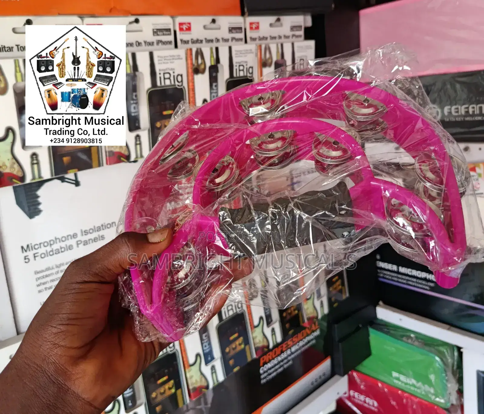Original Tosco Plastic Tambourine