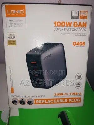 Ldnio Q408 Smart 100w Gan Laptop Super Fast Charger