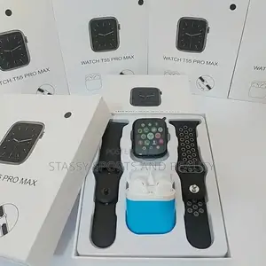 T55 Pro Max Smart Watch - 2straps, Earpod