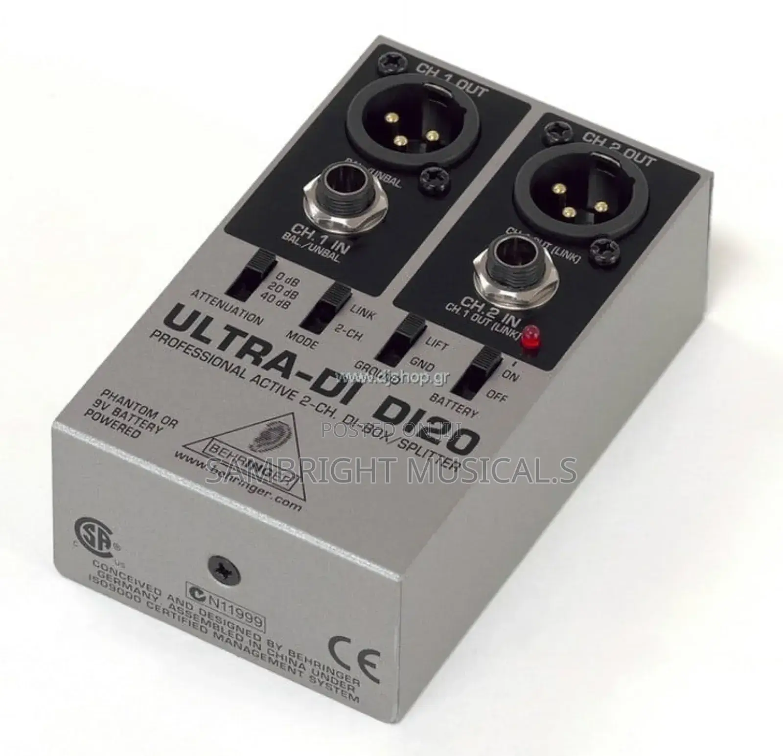 Behringer Ultra Di 120 Active Di Box