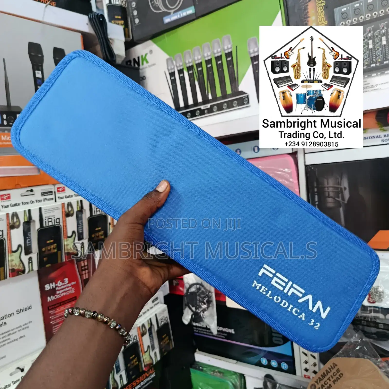 Original Feifan Melodica 32 Keys Blue