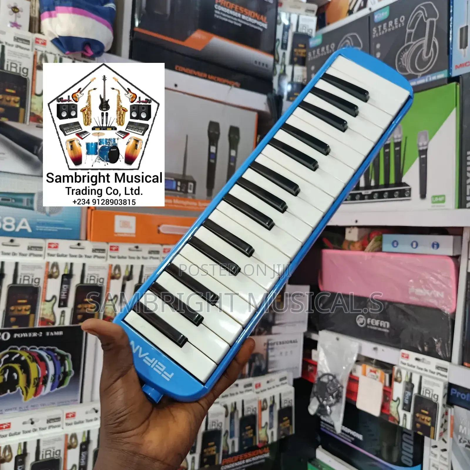Original Feifan Melodica 32 Keys Blue