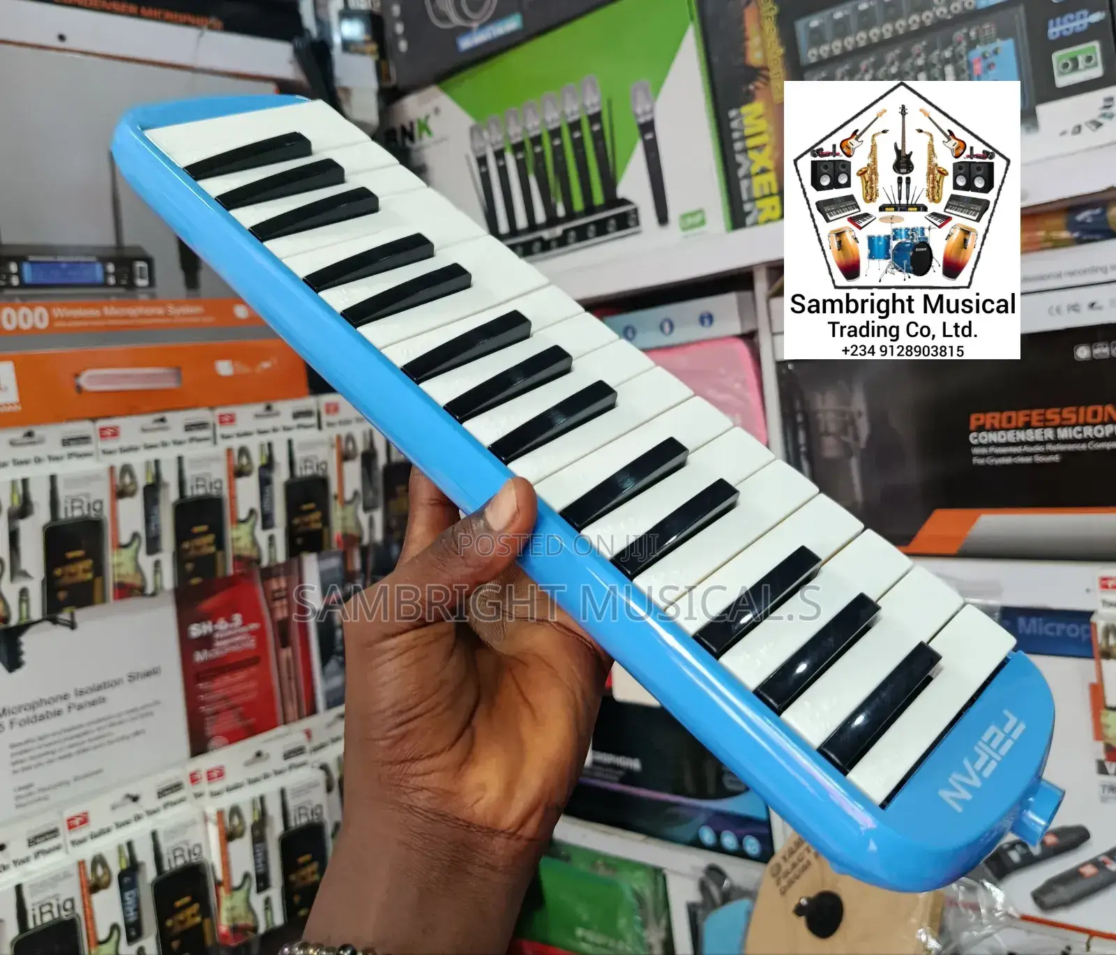 Original Feifan Melodica 32 Keys Blue