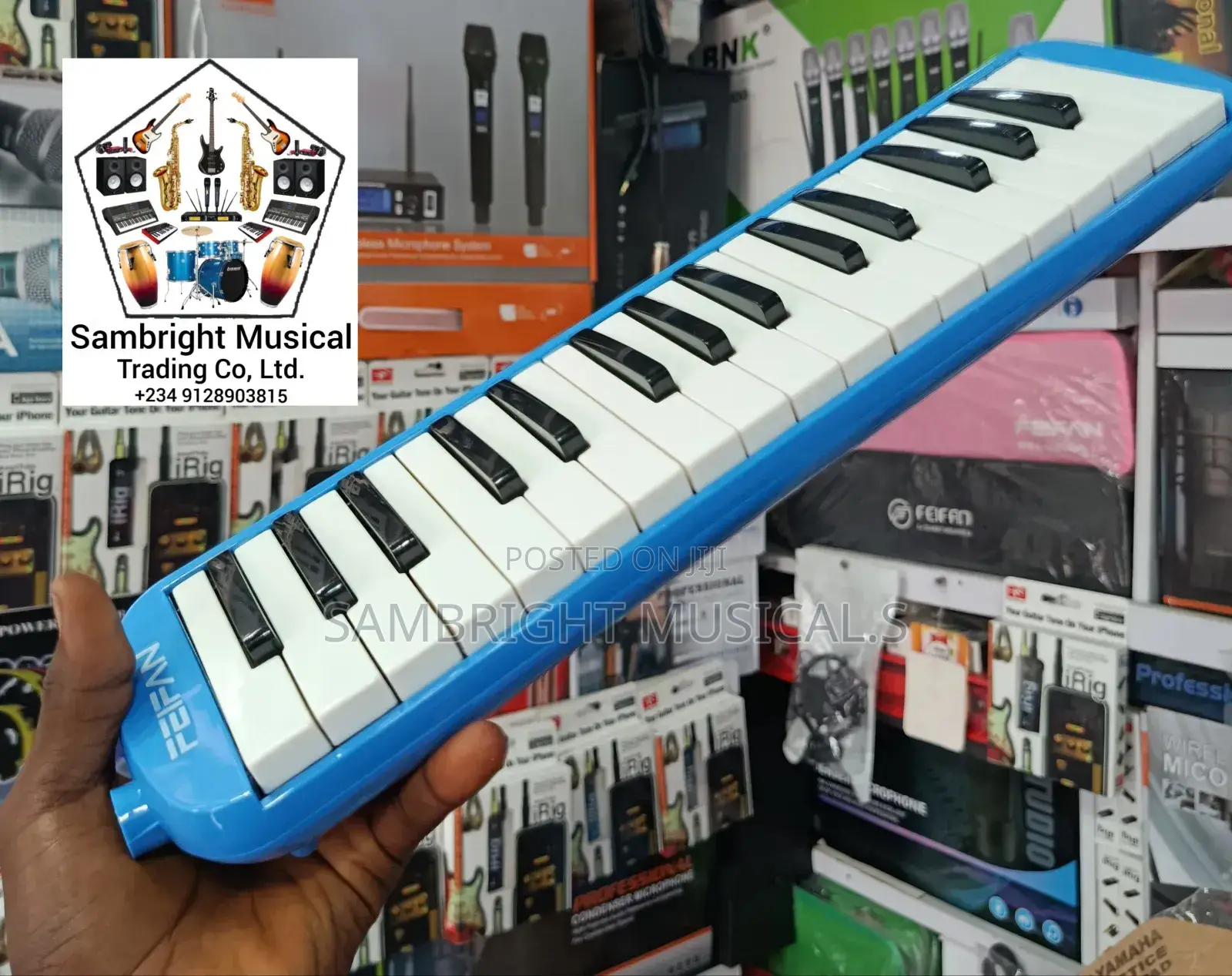 Original Feifan Melodica 32 Keys Blue