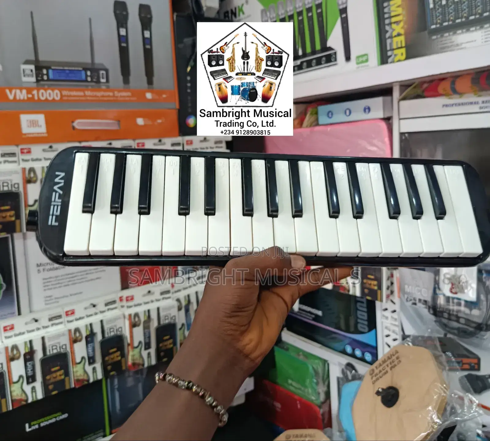 Original Feifan Melodica 32 Keys Black