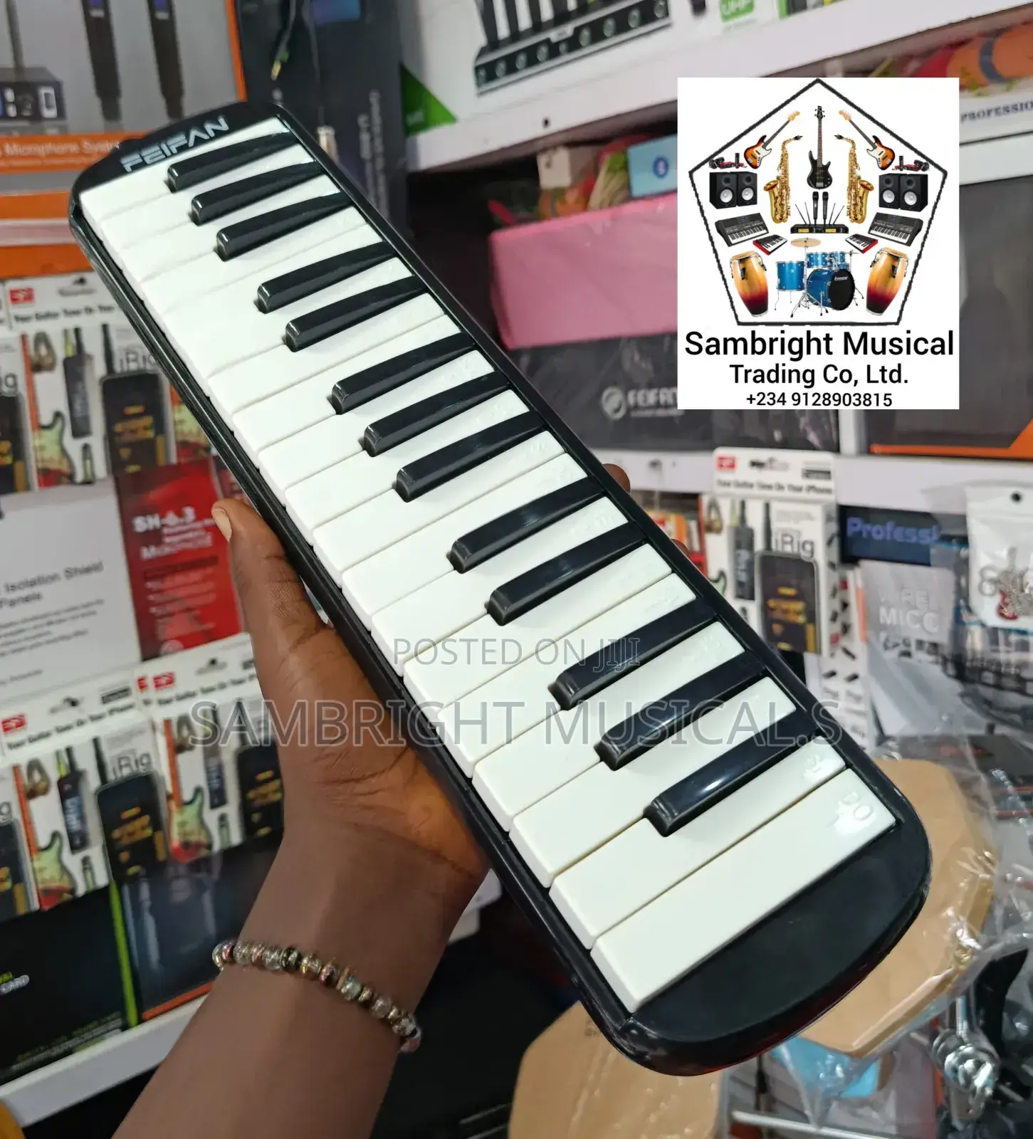 Original Feifan Melodica 32 Keys Black