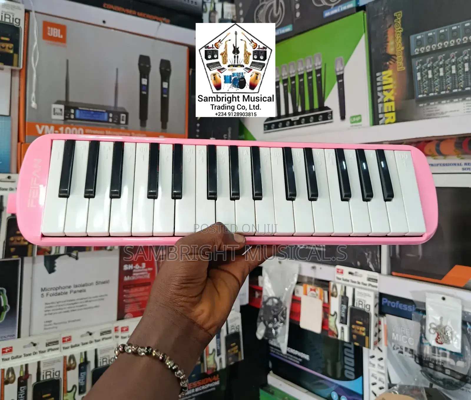 Original Feifan Melodica 32 Keys Pink