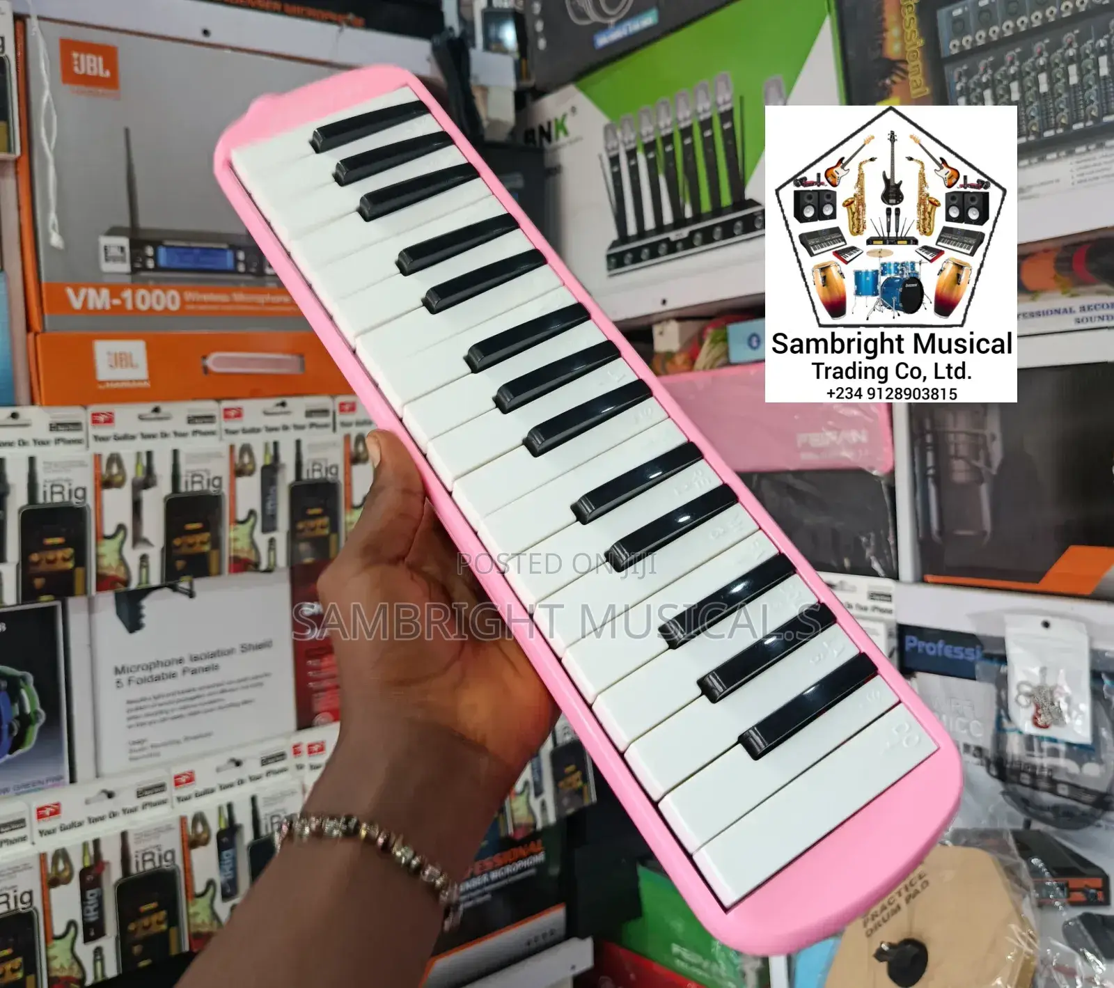 Original Feifan Melodica 32 Keys Pink