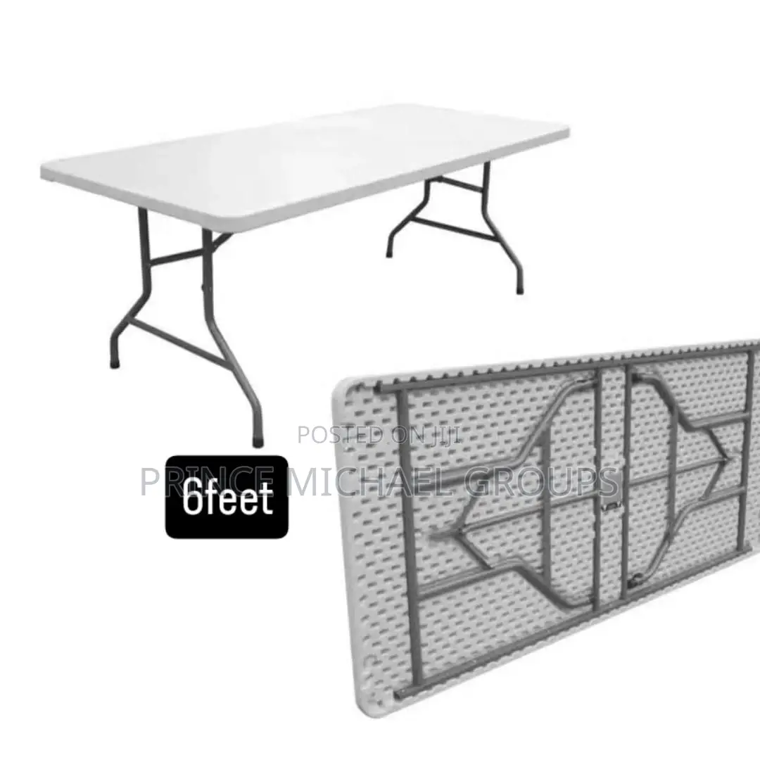 6ft Oblong Table, Can Seat Up to 8 Chairs