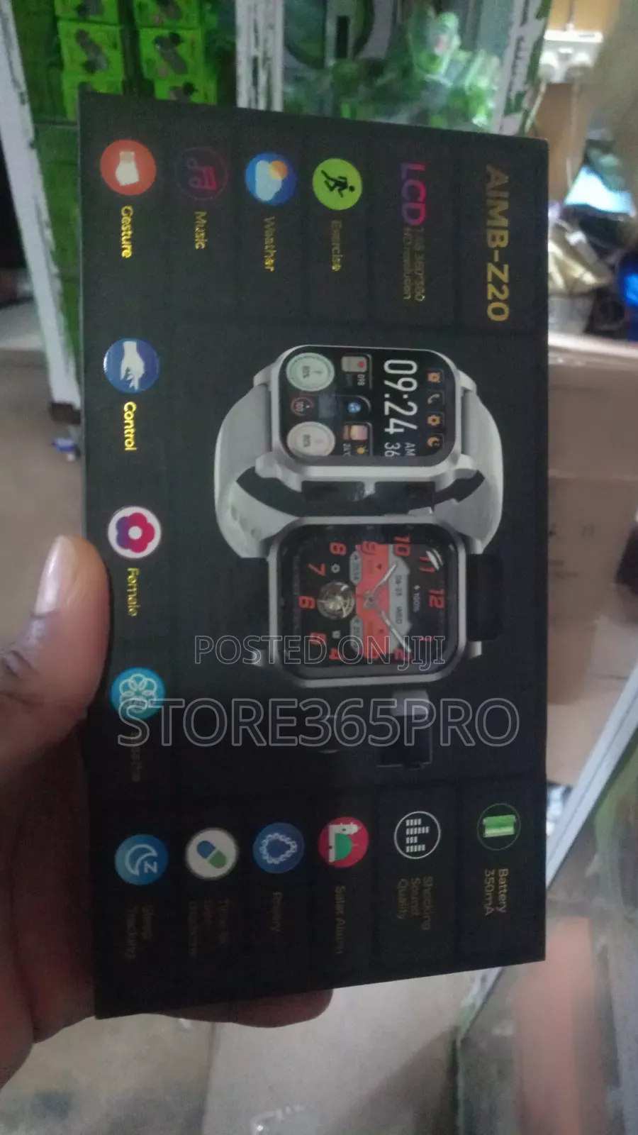 Smart Watch With in-Built Earbuds