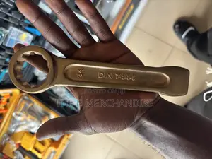 34mm Brass Non-Spark Ring Spanner