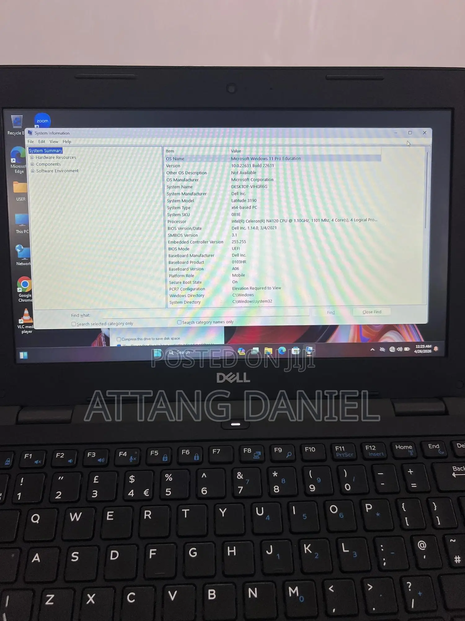 Laptop Dell Latitude 11 3190 4GB Intel Celeron eMMC 60GB