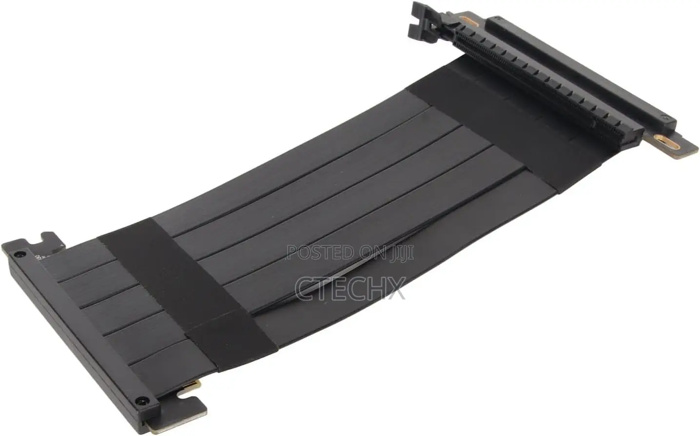 High-Speed Pcie 4.0 X16 Riser Cable - Double Sided 180 Degree
