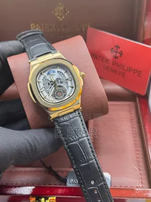 Patek Philippe Leather Skeletonized Dial