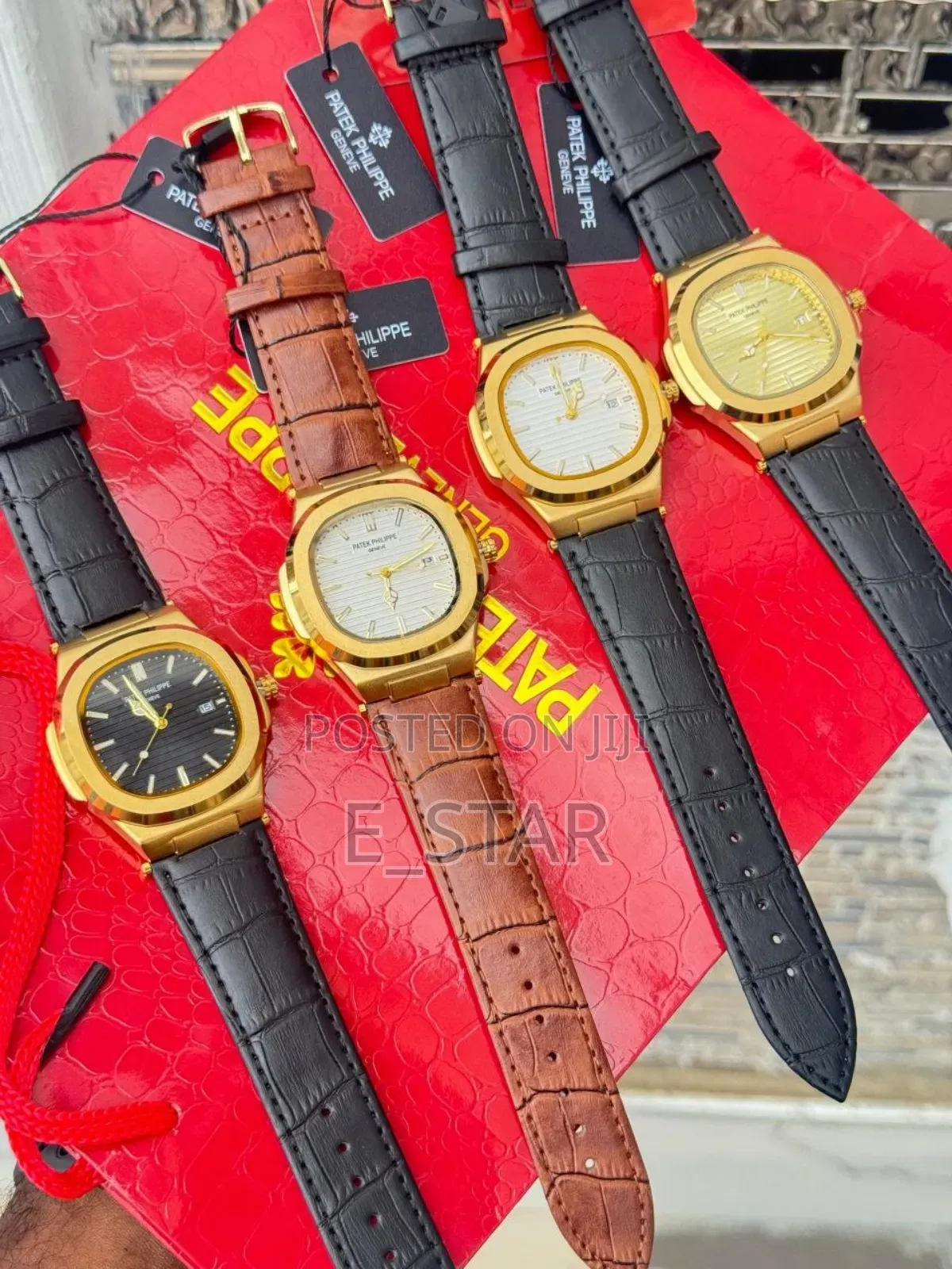 Patek Philippe Leather Skeletonized Dial