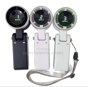 New High-Speed Turbo Handheld Fan - Portable Neck Hanging Fan,