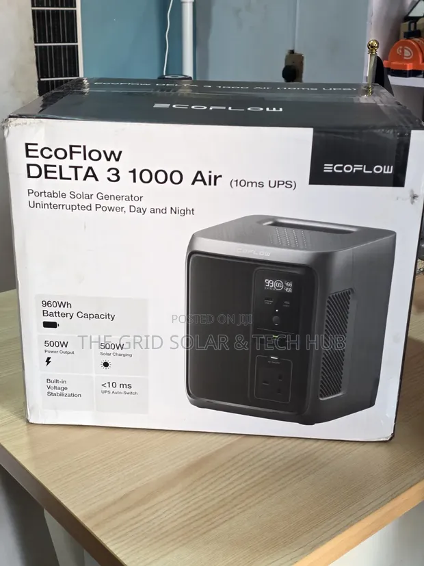 Brand New Ecoflow Delta 3 1000 Air (1kwh/500w) Portable Power
