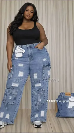 Ladies Cargo Jeans