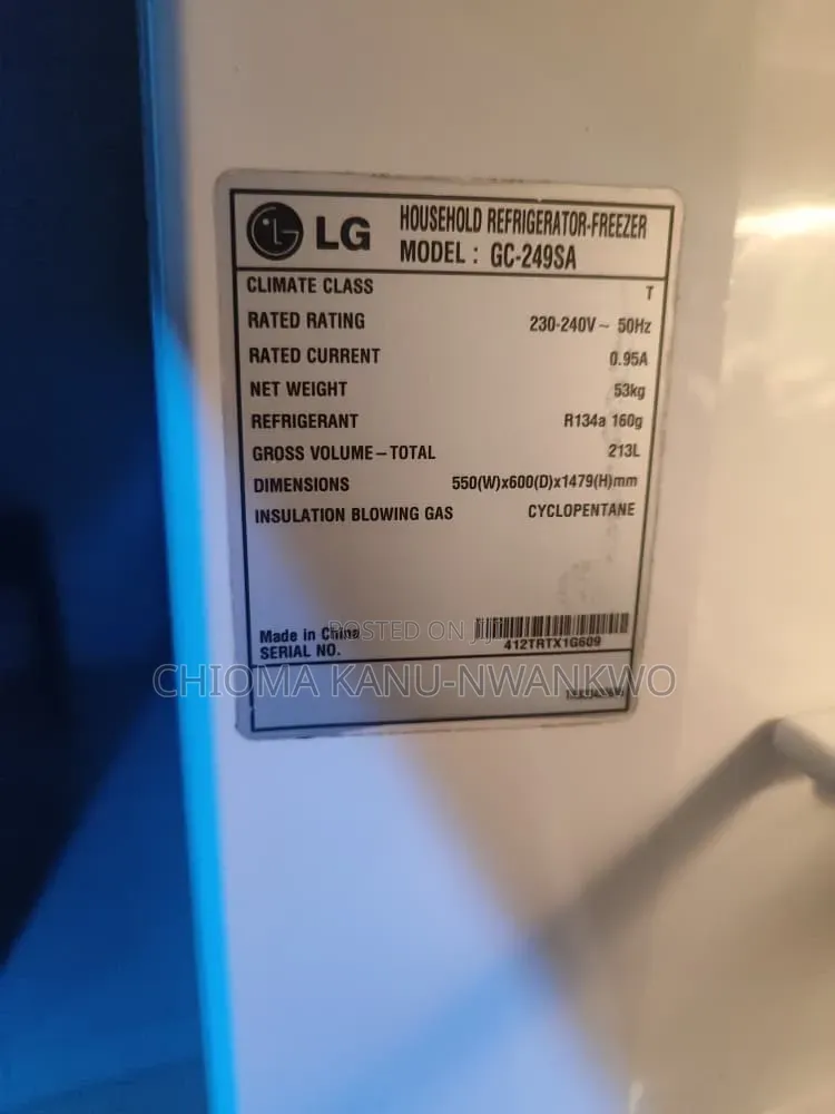 Lg Double Door Fridge