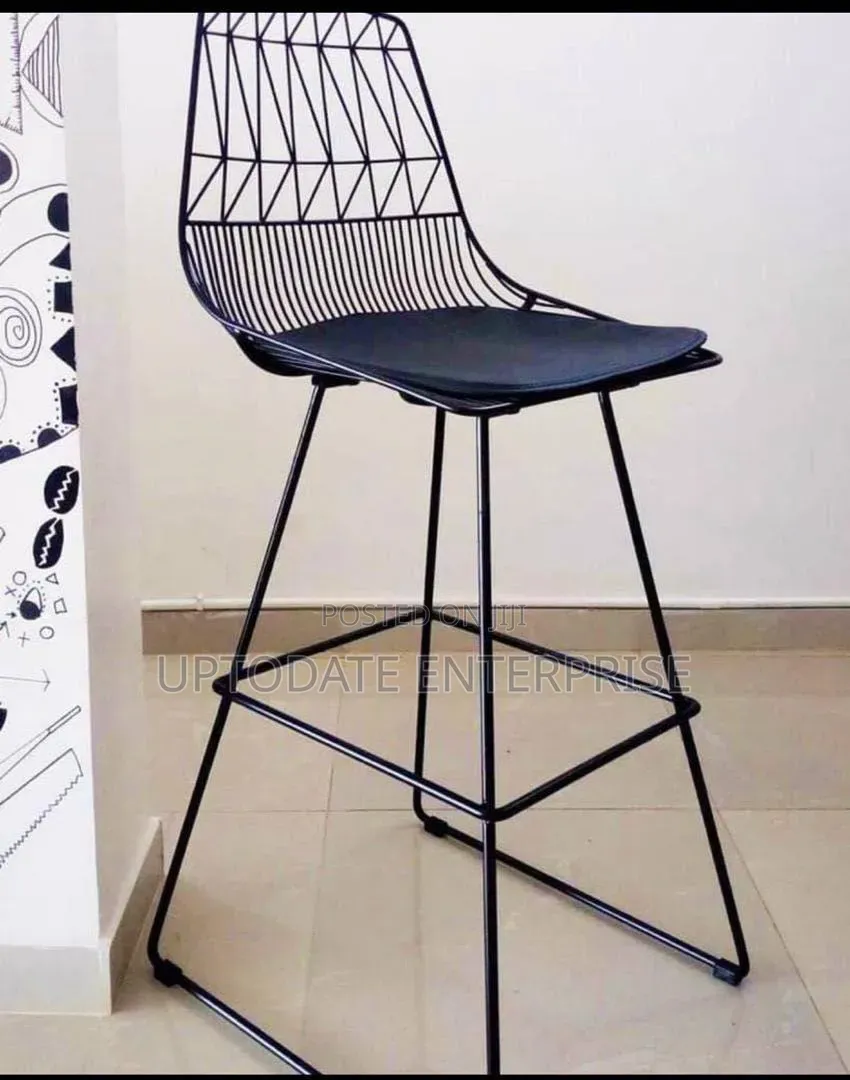 All Iron Base Bar Stool