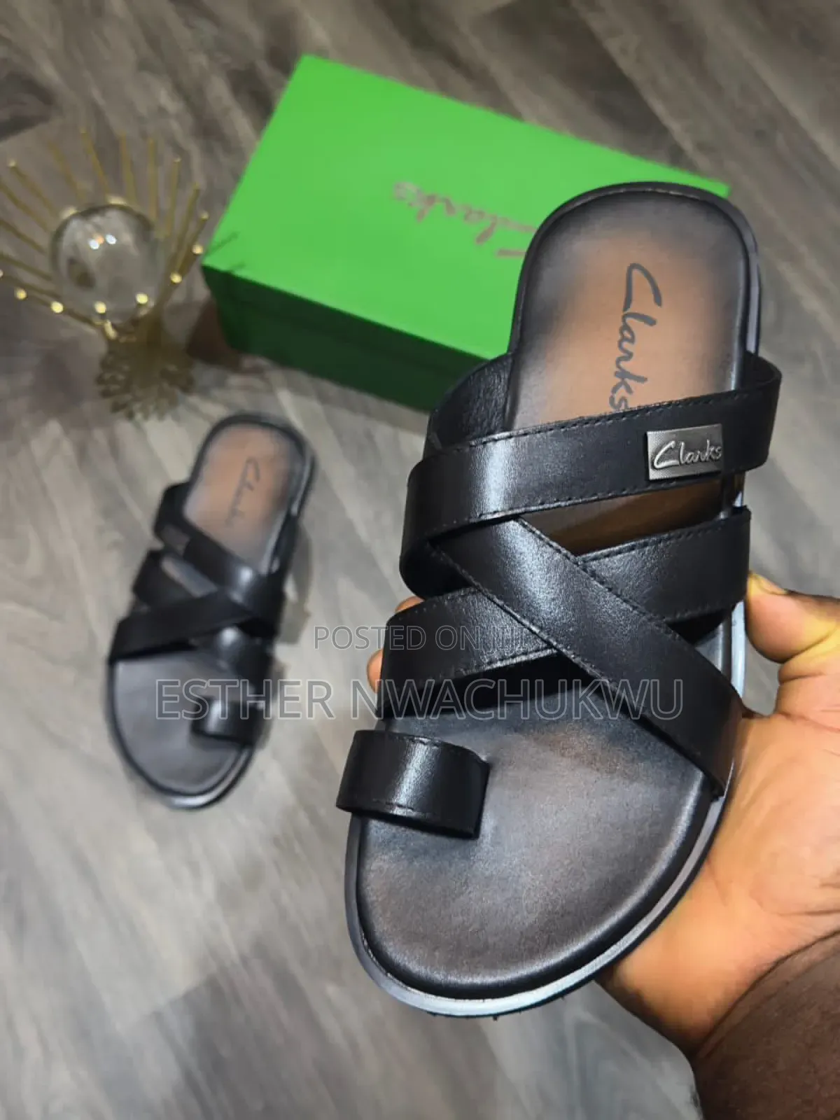 Clarks Cross-Strap Sandals for Men