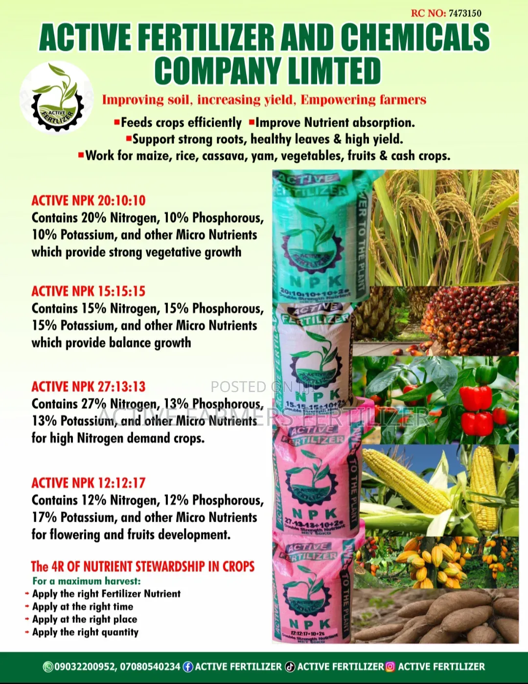 Active NPK Fertilizer