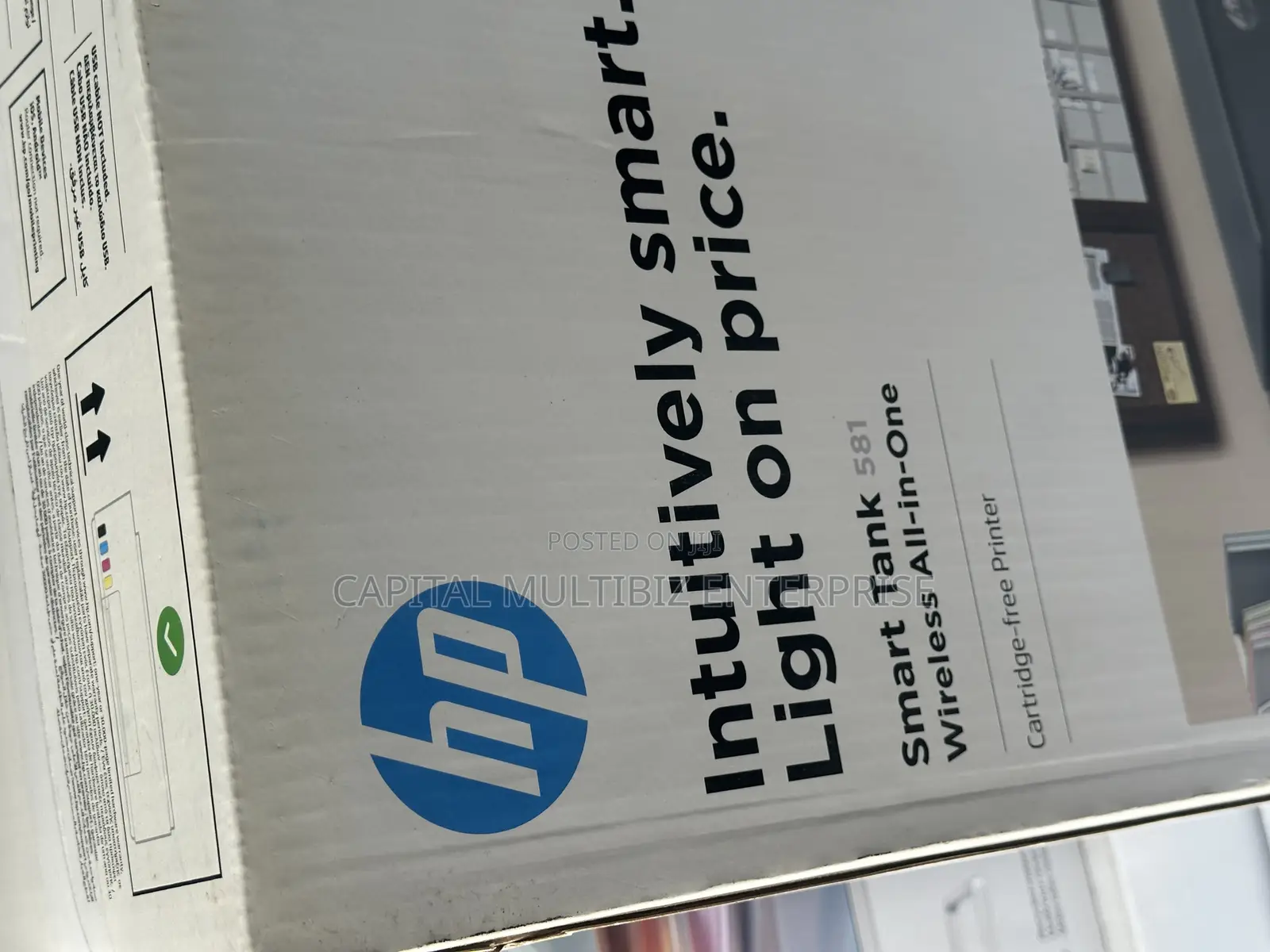 Hp Smart Tank 581 Wireless All in One Printer