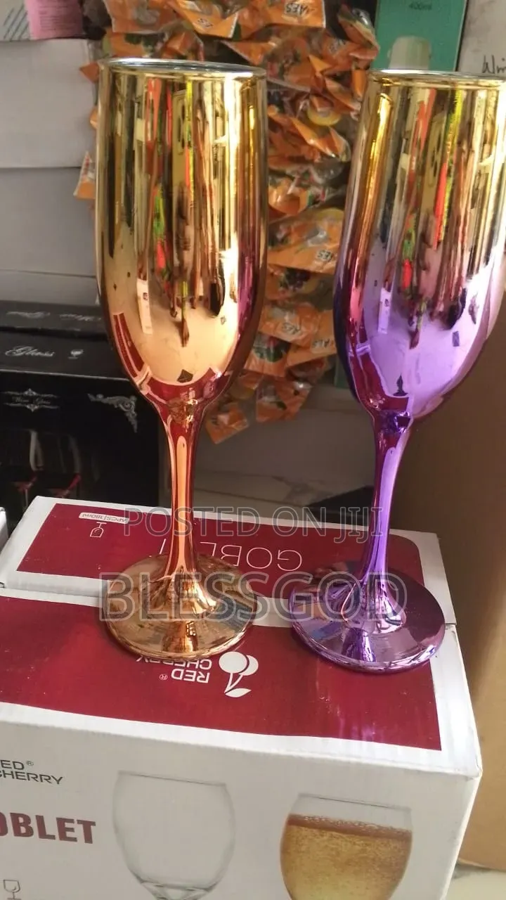 Red Cherry Wine Glass