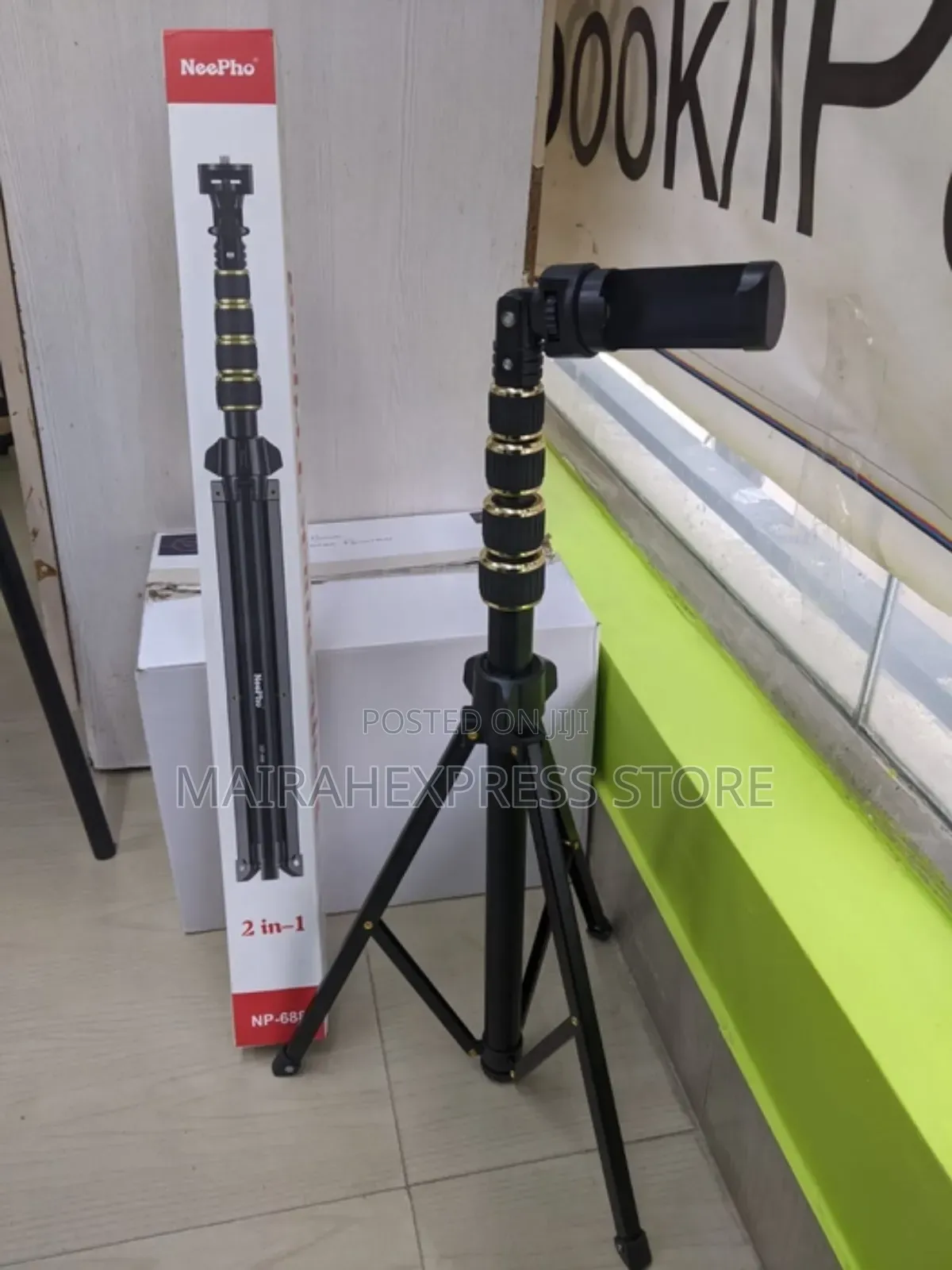 Np-688 2in1 Multi-Function Tripod + Selfie Stick - Excellent Quality