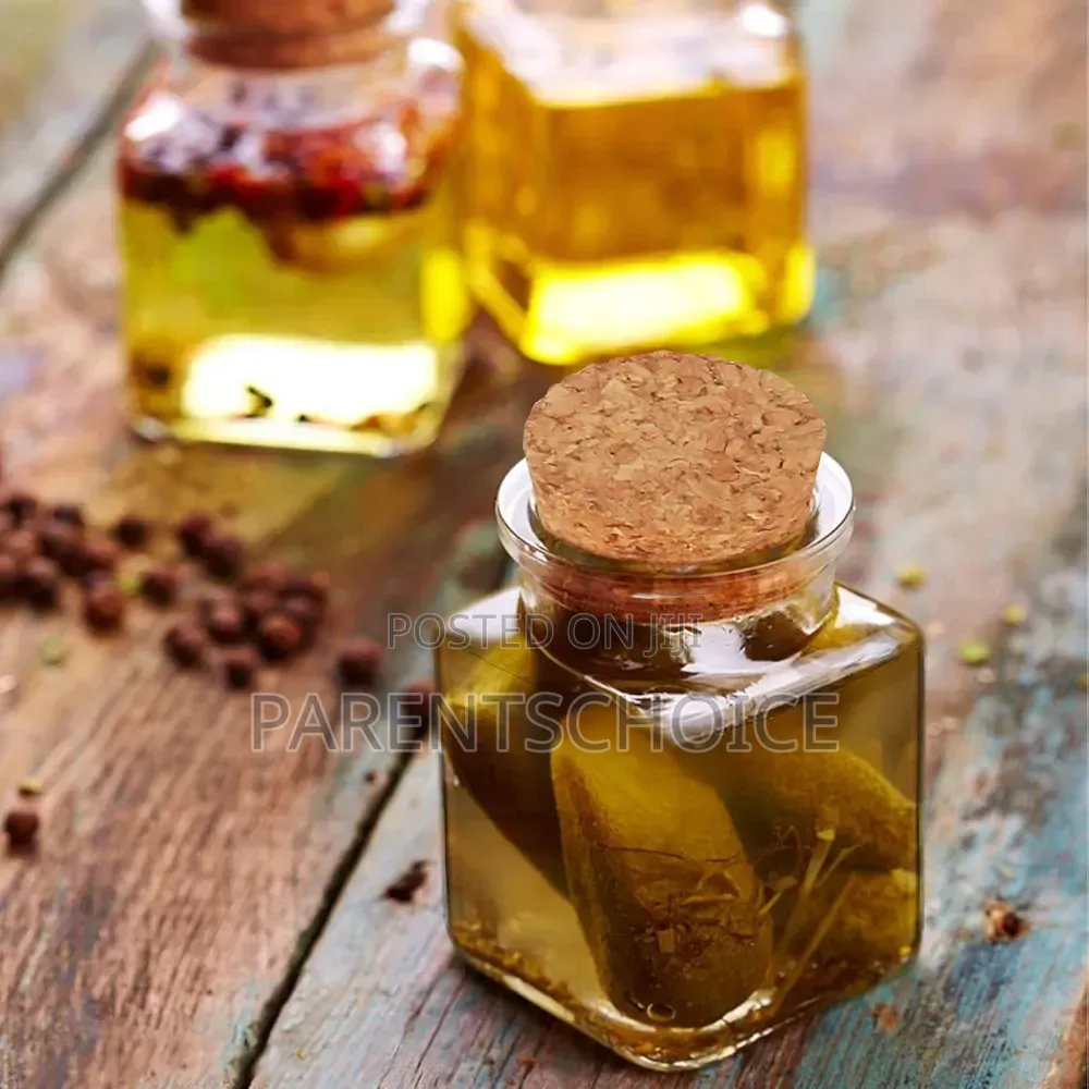 24pcs 2oz Glass Bottles With Cork Herb Storage Jars