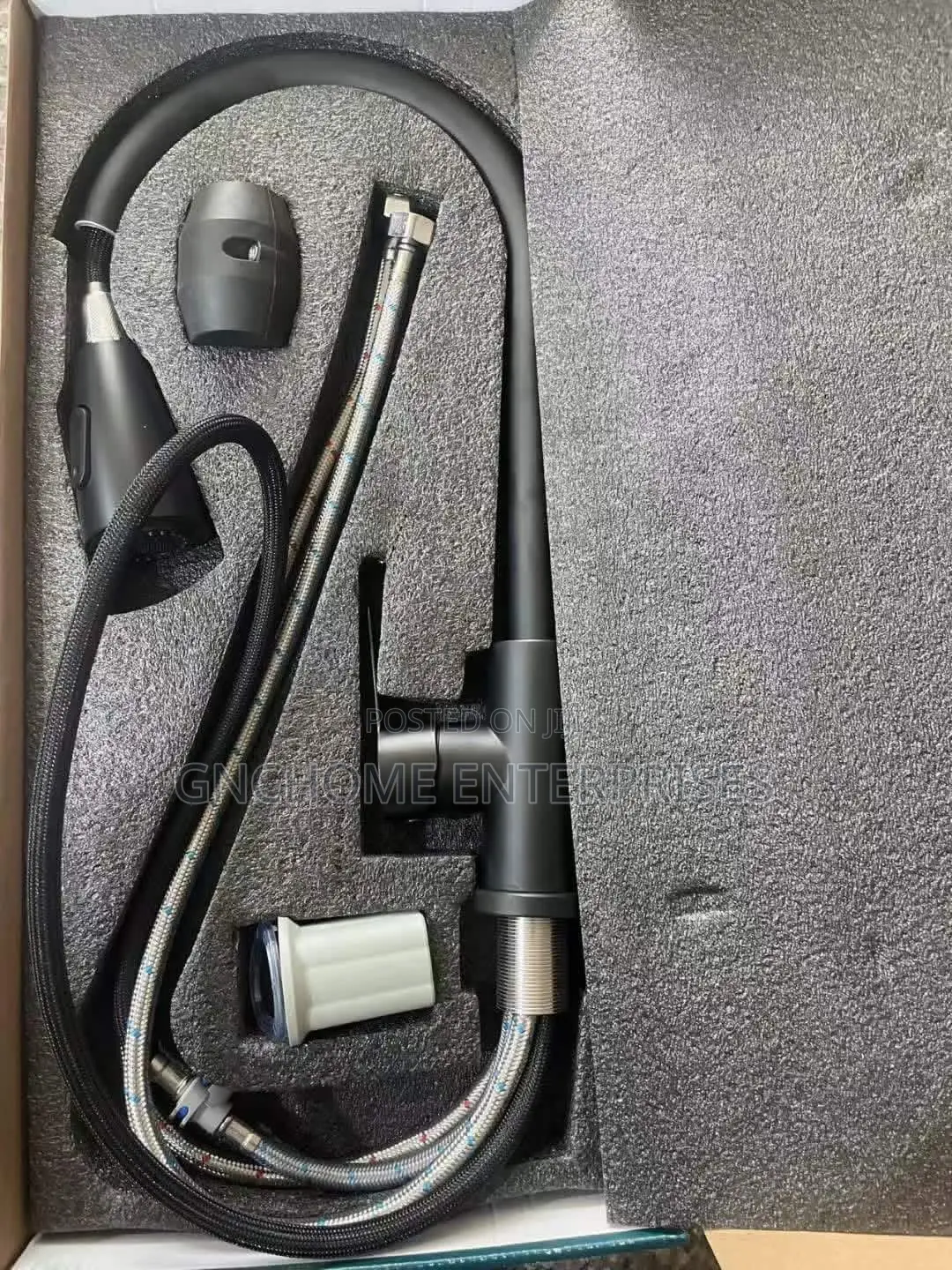 Pull Out Black Sink Mixer Tap