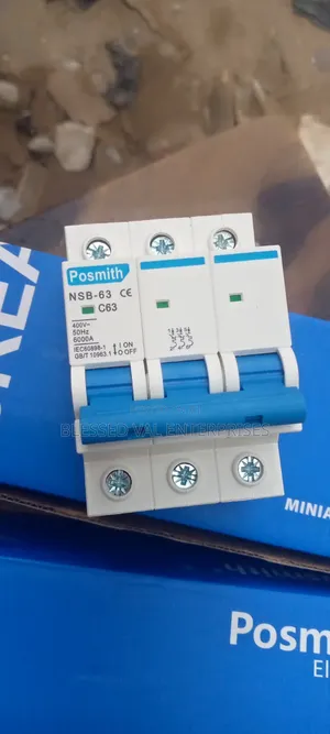 Posmith 63 Amps 3 Pole Barker
