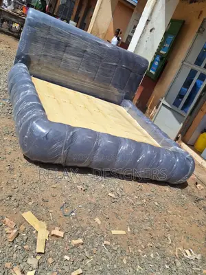 Gray Padded Quality Bed   
