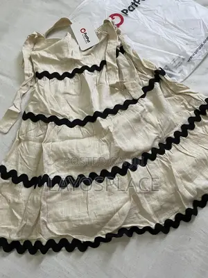 Black And Cream Gown