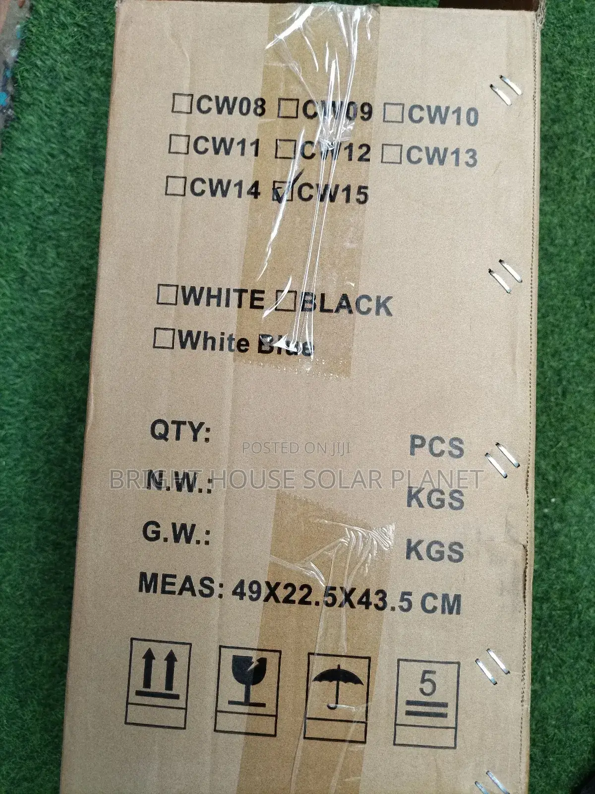 Charweek Solar Standing Fan